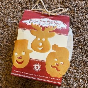 North Pole pancake cutouts